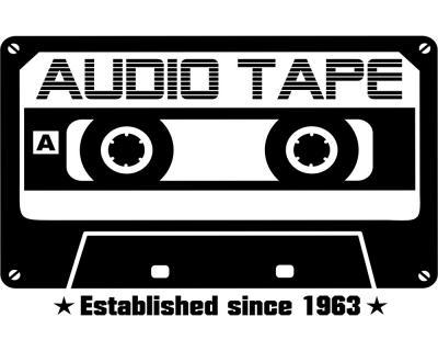 'Audio Tape since 1963' Wandtattoo - Ansicht 1