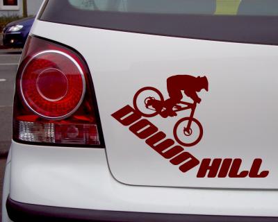Aufkleber Downhill Mountain Bike