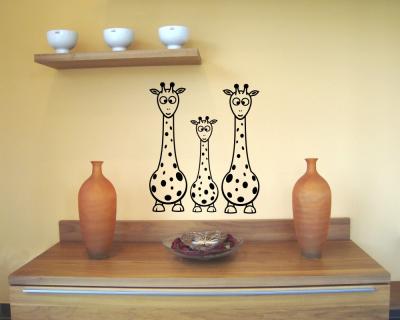 Wandtattoo Giraffen Set