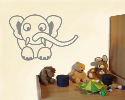 Wandtattoo Elefant - Ansicht 2