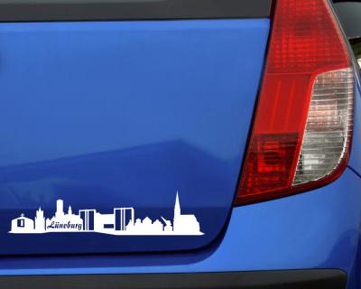 Lneburg Skyline Aufkleber - Ansicht 3