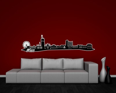 Wien Skyline Wandtattoo