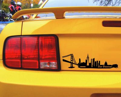 San Francisco Skyline Aufkleber