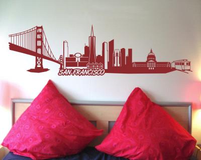 Wandtattoo San Francisco Skyline - Ansicht 2