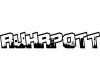 Ruhrpott Schriftzug Skyline Aufkleber Aufkleber