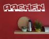 Wandtattoo Aachen Schriftzug Skyline Wandtattoo