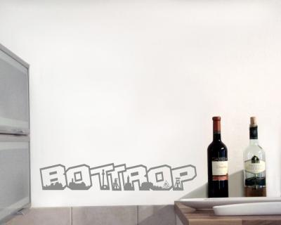 Wandtattoo Bottrop Schriftzug Skyline - Ansicht 3