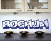 Wandtattoo Bochum Schriftzug Skyline Wandtattoo
