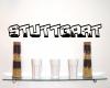 Wandtattoo Stuttgart Schriftzug Skyline Wandtattoo