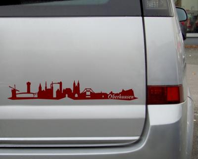 Oberhausen Skyline Aufkleber - Ansicht 3