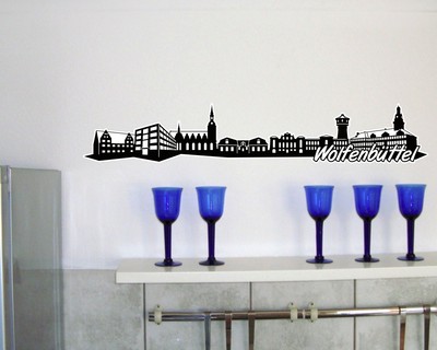 Wolfenbttel Skyline Wandtattoo