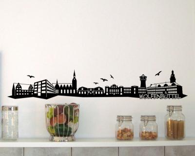 Wandtattoo Wolfenbttel Skyline - Ansicht 2