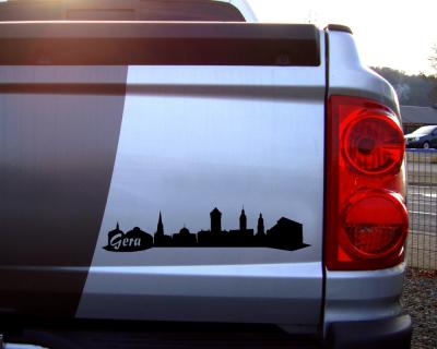 Gera Skyline Aufkleber - Ansicht 3