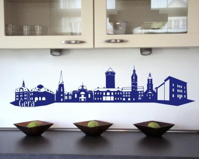 Wandtattoo Gera Skyline - Ansicht 3