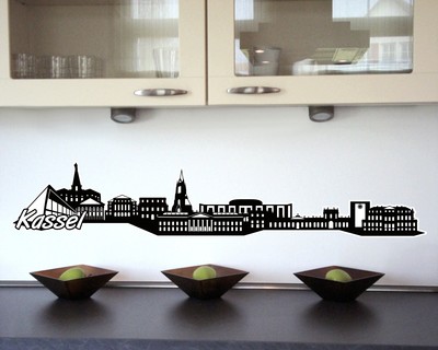 Kassel Skyline Wandtattoo Wandtattoo