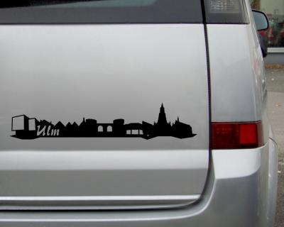 Ulm Skyline Aufkleber - Ansicht 3