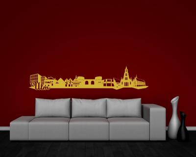 Wandtattoo Ulm Skyline - Ansicht 3