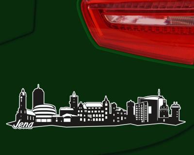 Jena Skyline Autoaufkleber