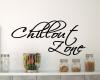 Wandtattoo ”Chillout Zone” geschwungen Wandtattoo