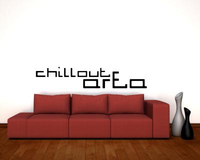 Wandtattoo ”Chillout Area” Motiv C Wandtattoo