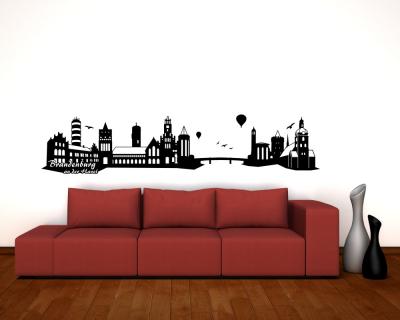 Wandtattoo Brandenburg an der Havel Skyline - Ansicht 2