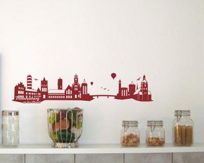 Wandtattoo Brandenburg an der Havel Skyline - Ansicht 3