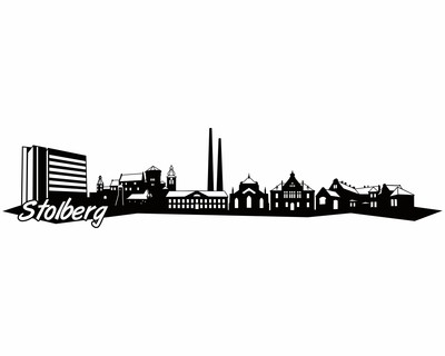 Stolberg Skyline Wandtattoo