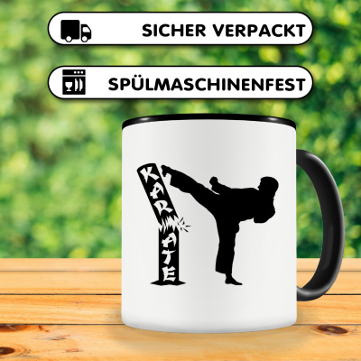 Tasse mit dem Motiv Karate Karatek�mpfer - Ansicht 4