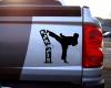 Karate Karatekmpfer Aufkleber Aufkleber