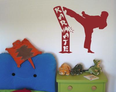 Wandtattoo Karate Karatekmpfer - Ansicht 3