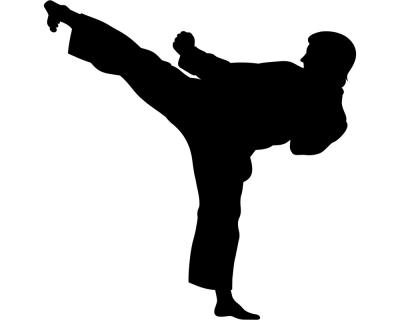 Karate Aufkleber - Ansicht 1