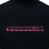 T-Shirt Mannheim Schriftzug Skyline schwarz/fuchsia 5XL Sonderangebot
