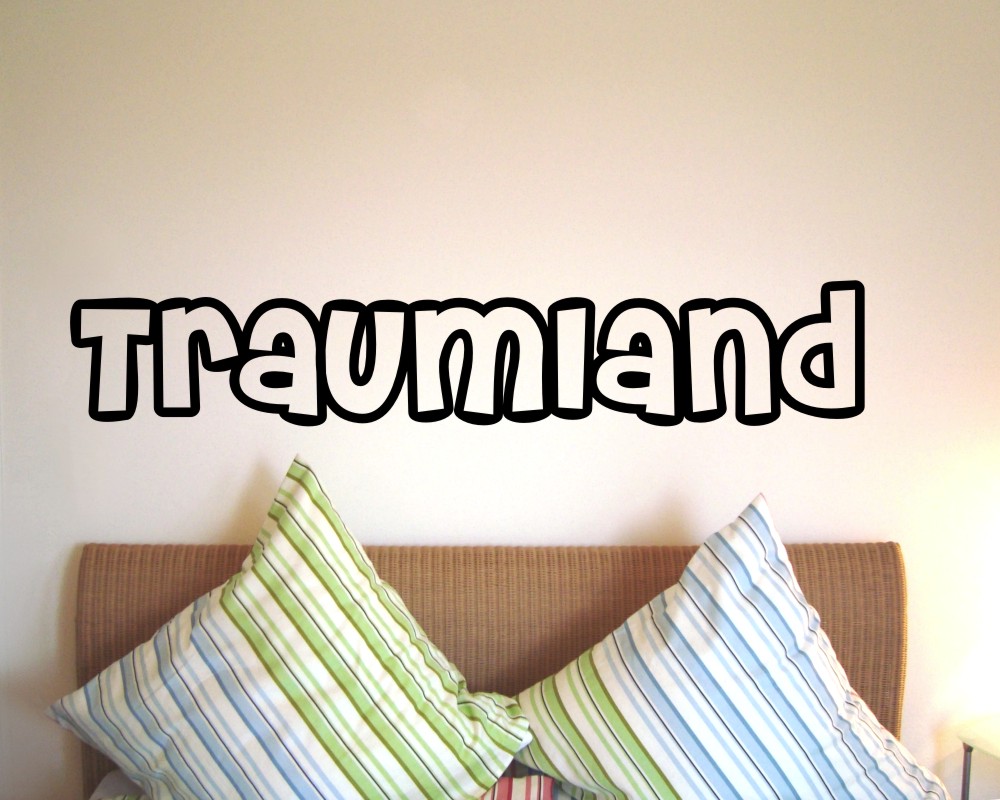Wandtattoo 'Traumland' Wandaufkleber 25 Farben 7 Größen Wandsticker Sticker Deko