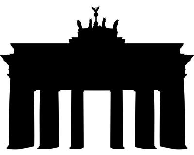Brandenburger Tor Aufkleber Aufkleber