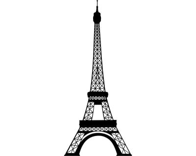 Wandtattoo Eiffelturm Paris - Ansicht 1