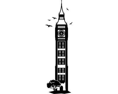 Wandtattoo The Clock Tower / Big Ben