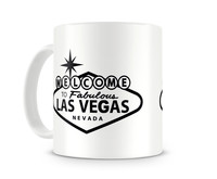 Tasse mit dem Motiv Las Vegas Tasse Modellnummer  wei/schwarz