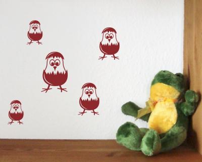 Wandtattoo 'Kken im Ei' Set - Ansicht 3