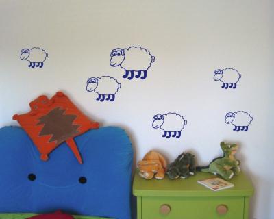 Wandtattoo Schaf Set - Ansicht 3