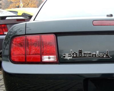 Hagen Skyline Autoaufkleber