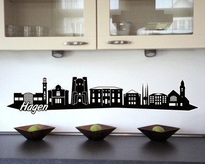 Hagen Skyline Wandtattoo