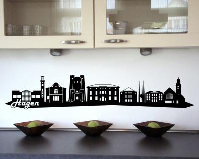 Wandtattoo Hagen Skyline