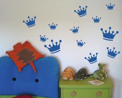 Wandtattoo Kronen Set