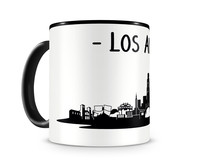 Tasse Los Angeles Skyline Tasse Modellnummer   schwarz/schwarz