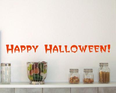Happy Halloween Schriftzug