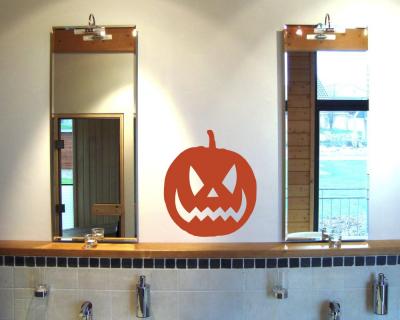 Halloween Krbisschdel Wandtattoo