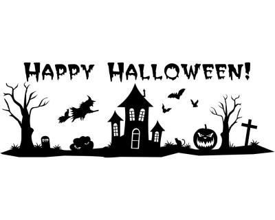 Halloween Wandtattoo - Ansicht 1
