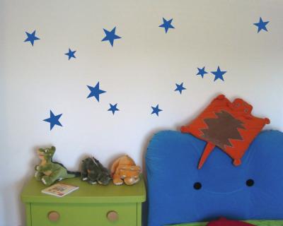 Wandsticker Sterne Set 'gefllt' - Ansicht 3