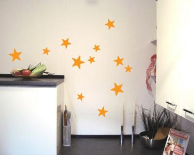 Wandsticker Sterne Set 'gefllt' runde Ecken - Ansicht 2