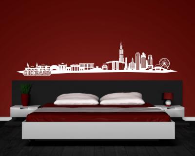 Wandtattoo Chicago Skyline - Ansicht 3